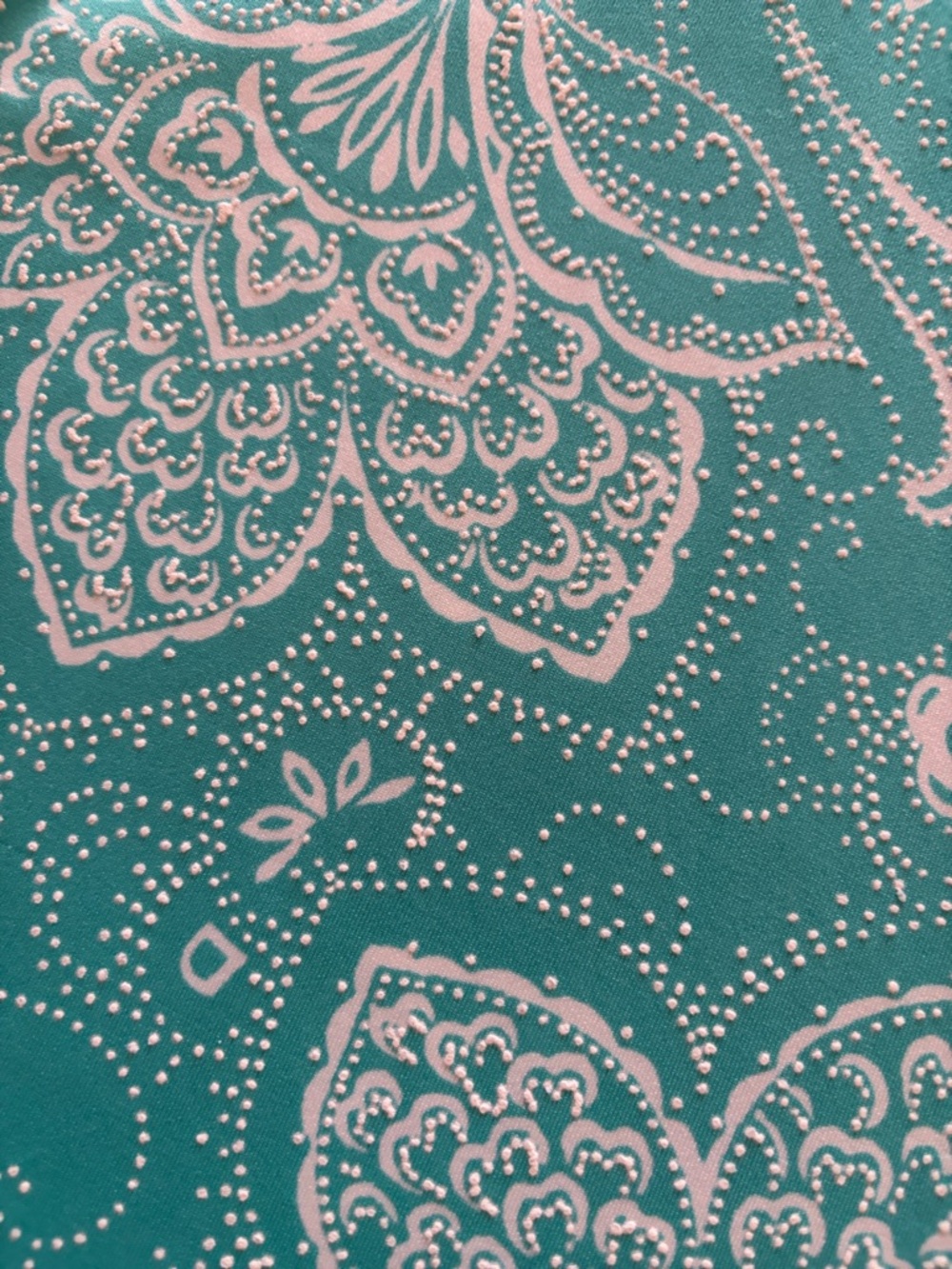 Ruby Rd. Turquoise Paisley Midi Dress - Picture 4 of 4